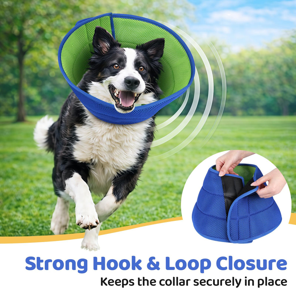 Soft Dog Cone Collar Adjustable Washable G9434