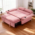 Pink Convertible Sleeper Sofa Bed D853388