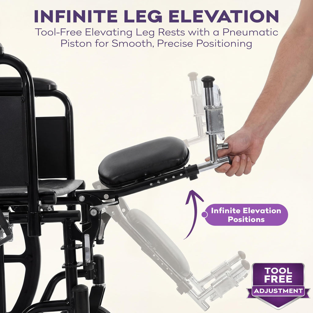 Heavy Duty Bariatric Wheelchair 700lb 28” Seat Width K53152