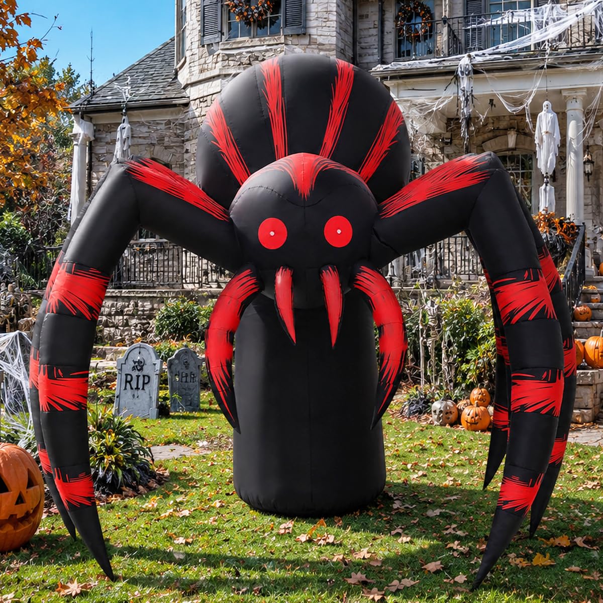 7FT Halloween Inflatables Yard Decor with LEDs A3372