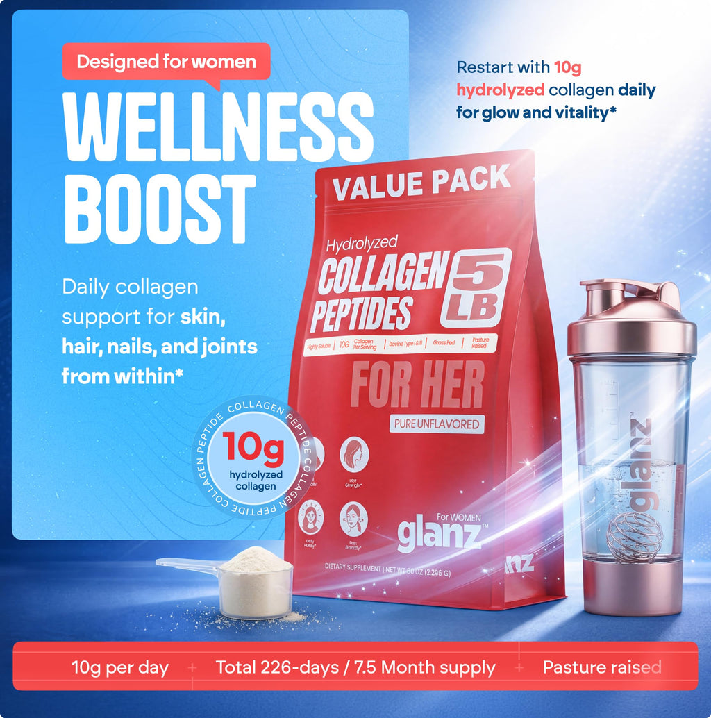 Unflavored Hydrolyzed Collagen Peptides Powder 5 lb H915042
