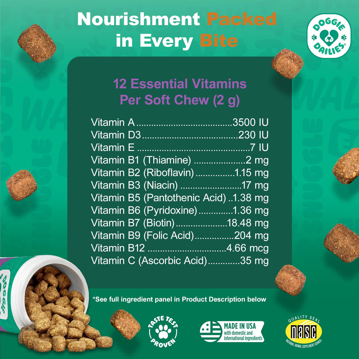 Peanut Butter Multivitamin Soft Chews 225 Count M176472