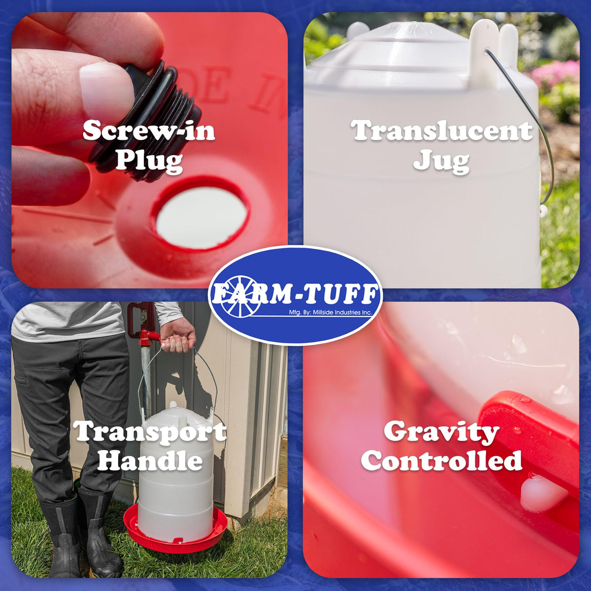 5 Gallon Plastic Poultry Waterer P920
