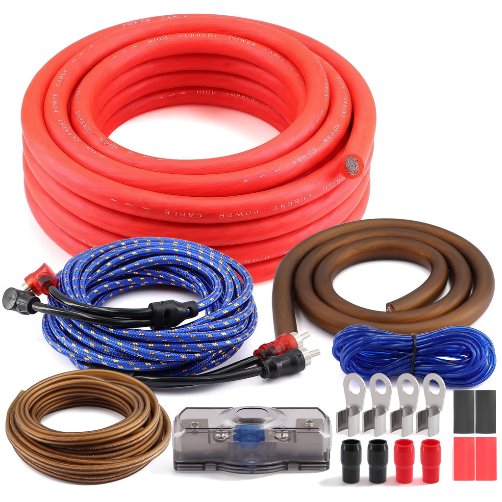 0 Gauge CCA Amplifier Wiring Kit U1760