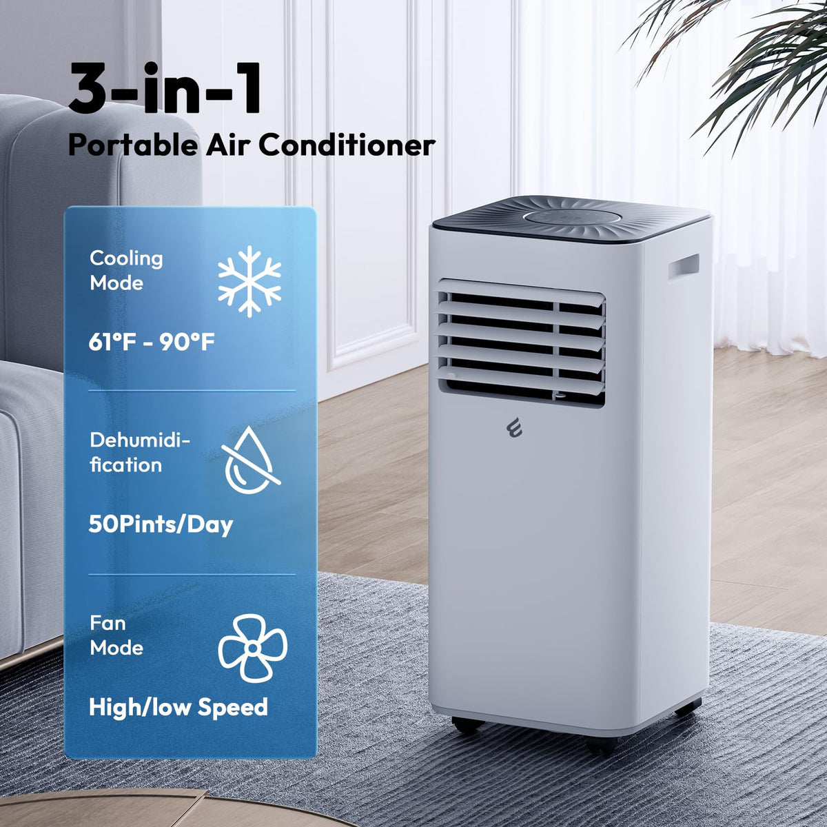 10,000 BTU Portable Air Conditioner with Remote R335