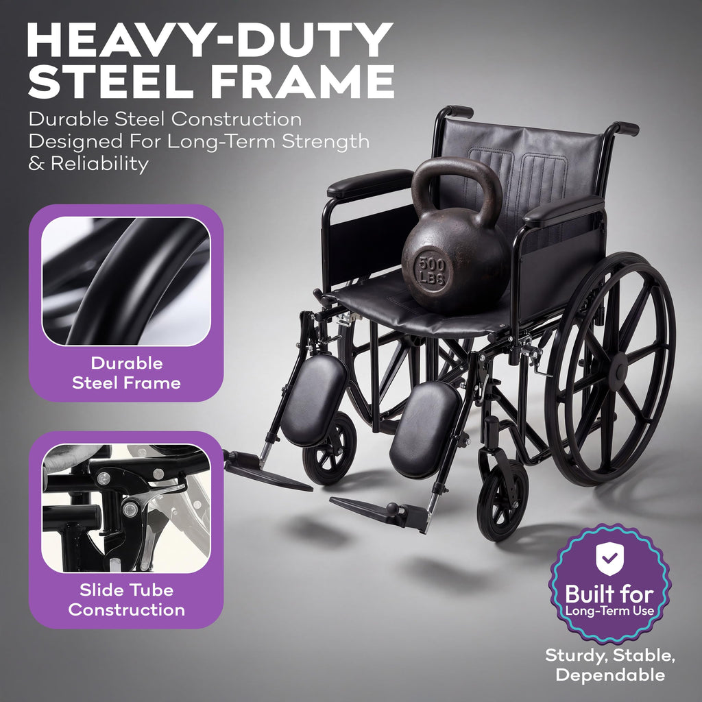 Heavy Duty Bariatric Wheelchair 700lb 28” Seat Width K53152