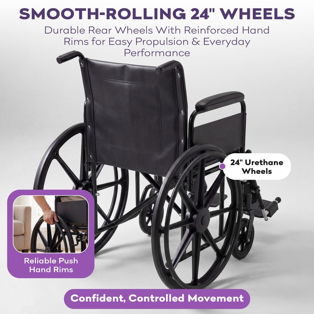 Heavy Duty Bariatric Wheelchair 700lb 28” Seat Width K53152