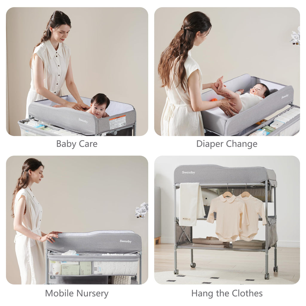 Portable Baby Changing Table with Waterproof Pad Z164209