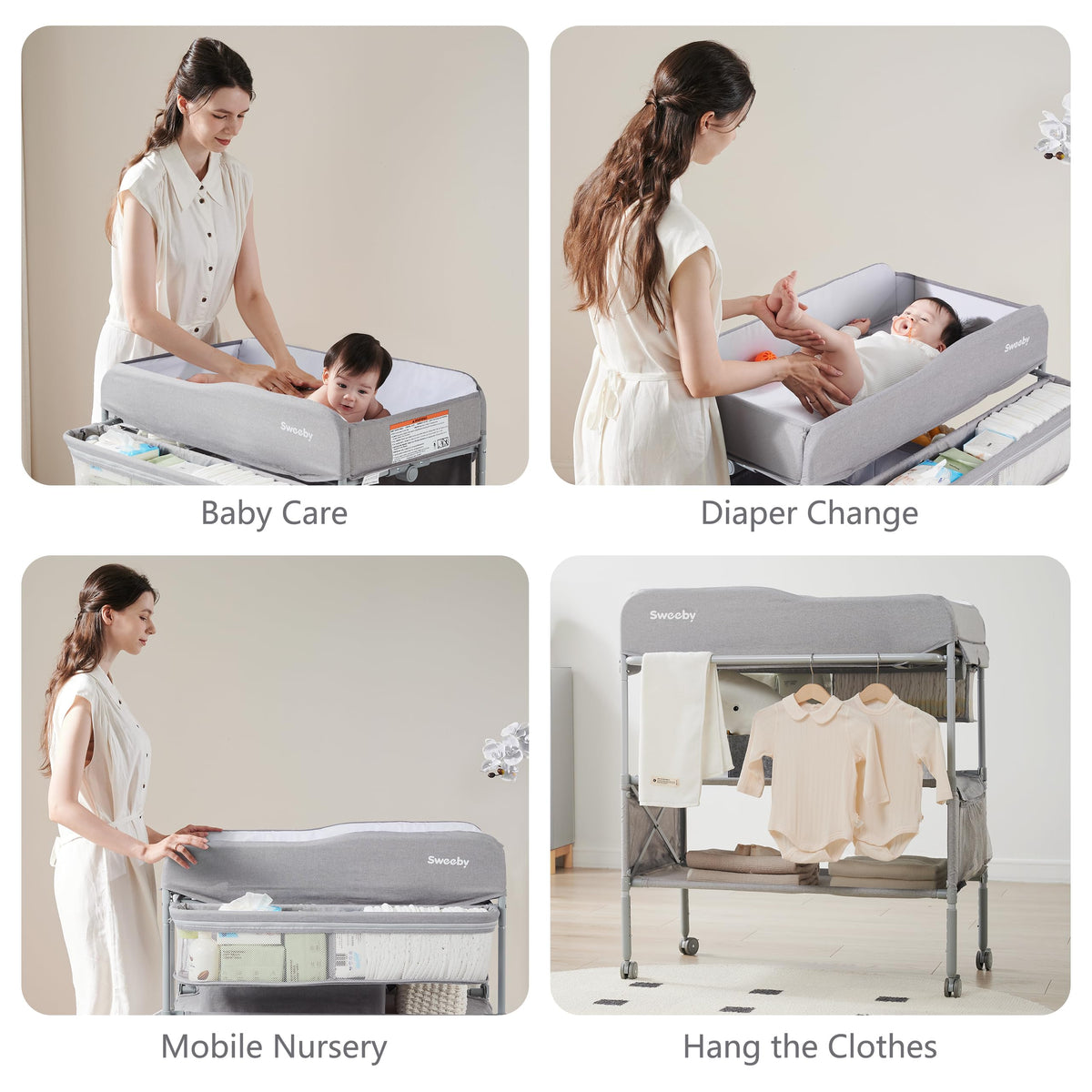 Portable Baby Changing Table with Waterproof Pad Z164209