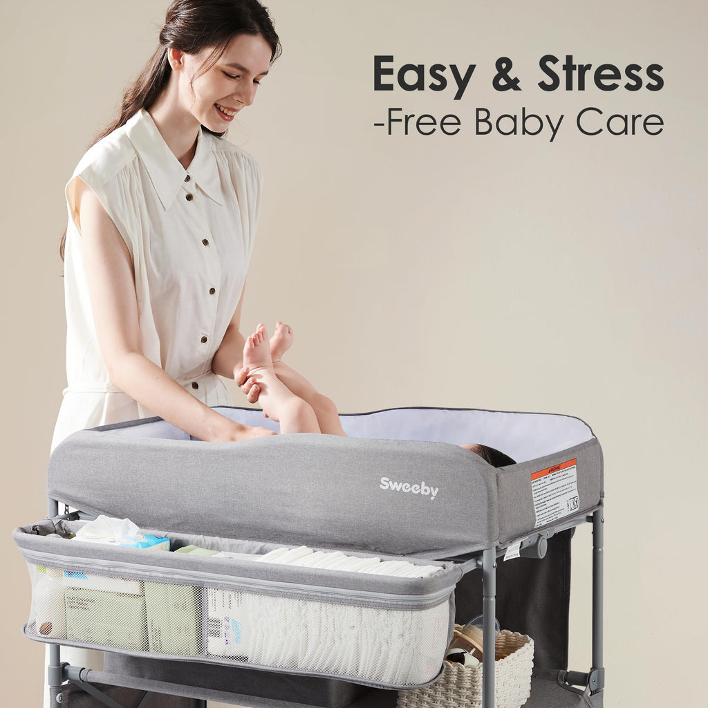 Portable Baby Changing Table with Waterproof Pad Z164209