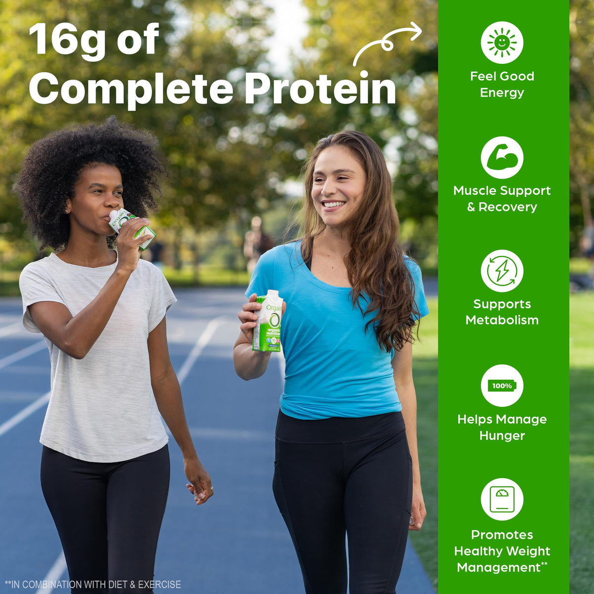 Organic Grass Fed 16g Protein Shake, Vanilla, 11oz, 12pk F14851