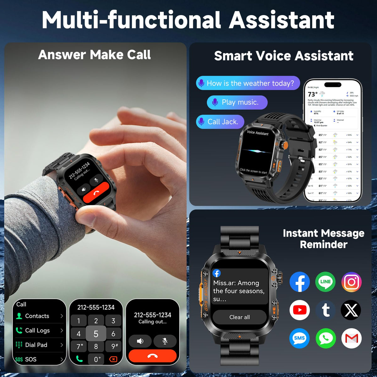 Smart Watch for Men P1480