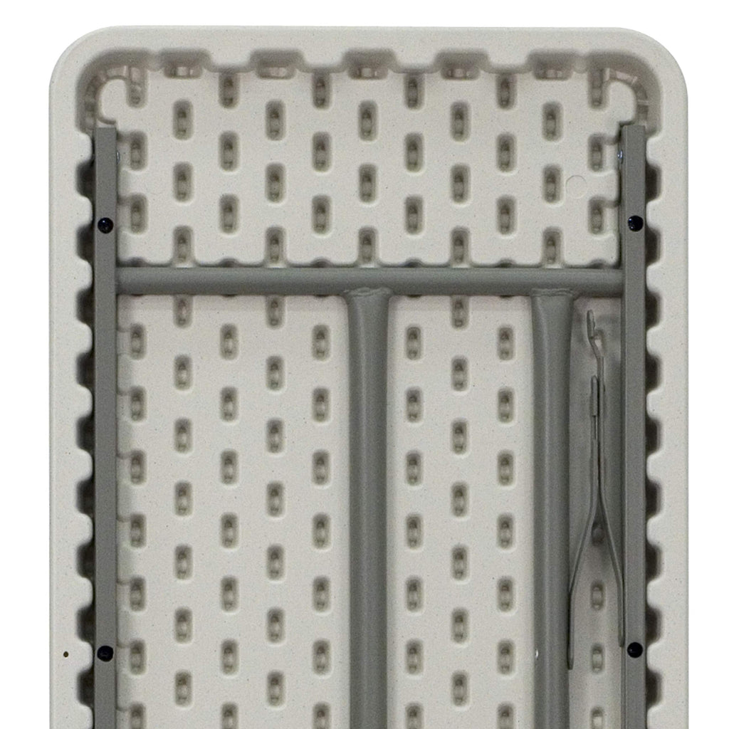 15 Pack 6-Foot Granite White Plastic Folding Training Table B283932