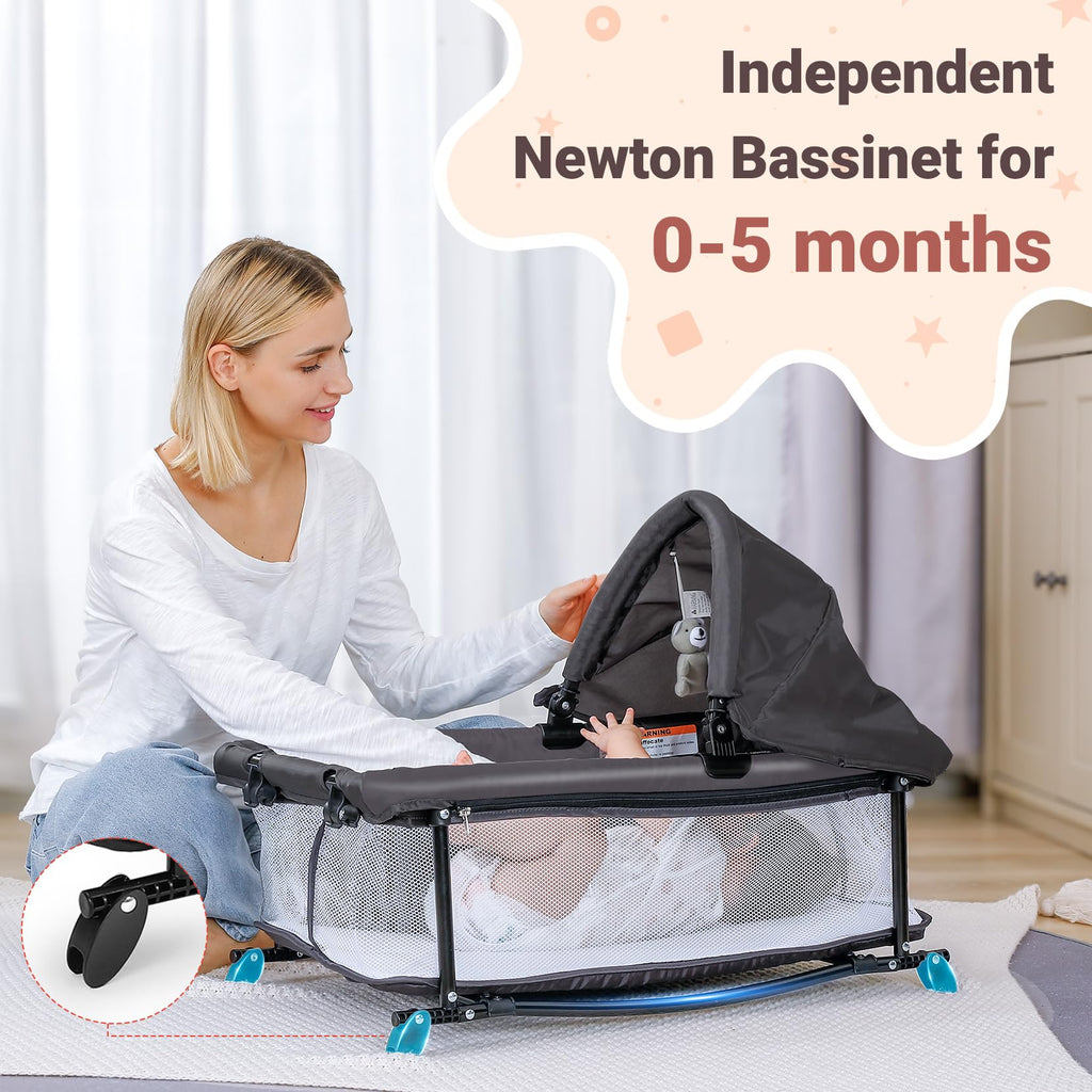 5 in 1 Adjustable Foldable Playard with Changing Table W31950