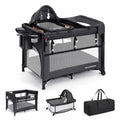 5 in 1 Adjustable Foldable Playard with Changing Table W31950