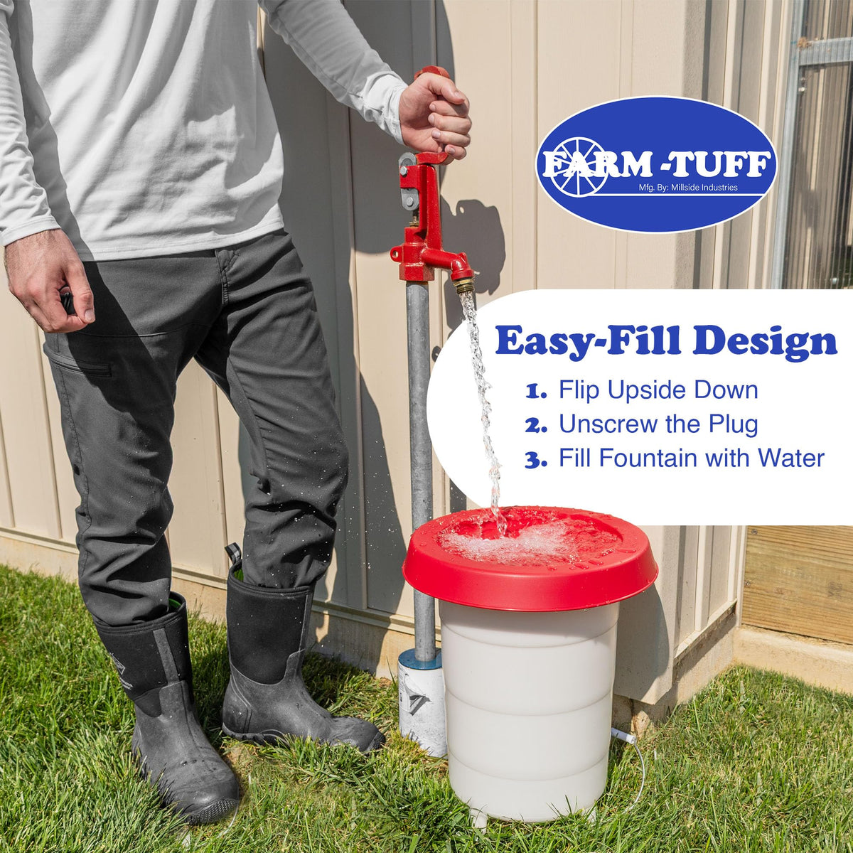 5 Gallon Plastic Poultry Waterer P920