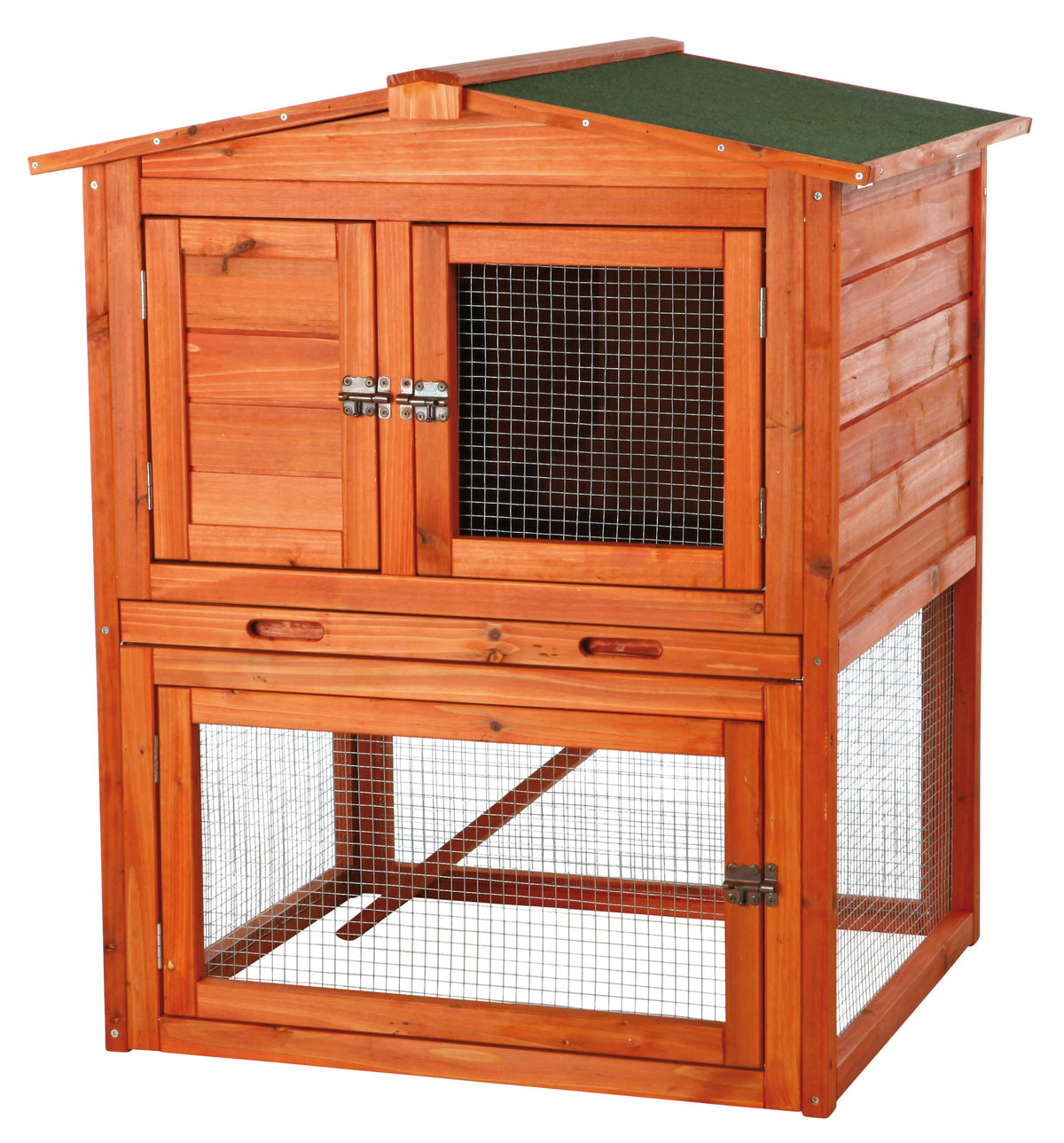 Outdoor Rabbit Hutch with Run V56587