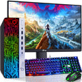 Intel Core i5 16GB DDR4 1TB SSD GT 1030 Gaming Desktop PC with 24 Inch Monitor X651