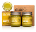 Natural Moisturizing Unscented Calendula Skin Salve, 1 oz 2 Pack W3786